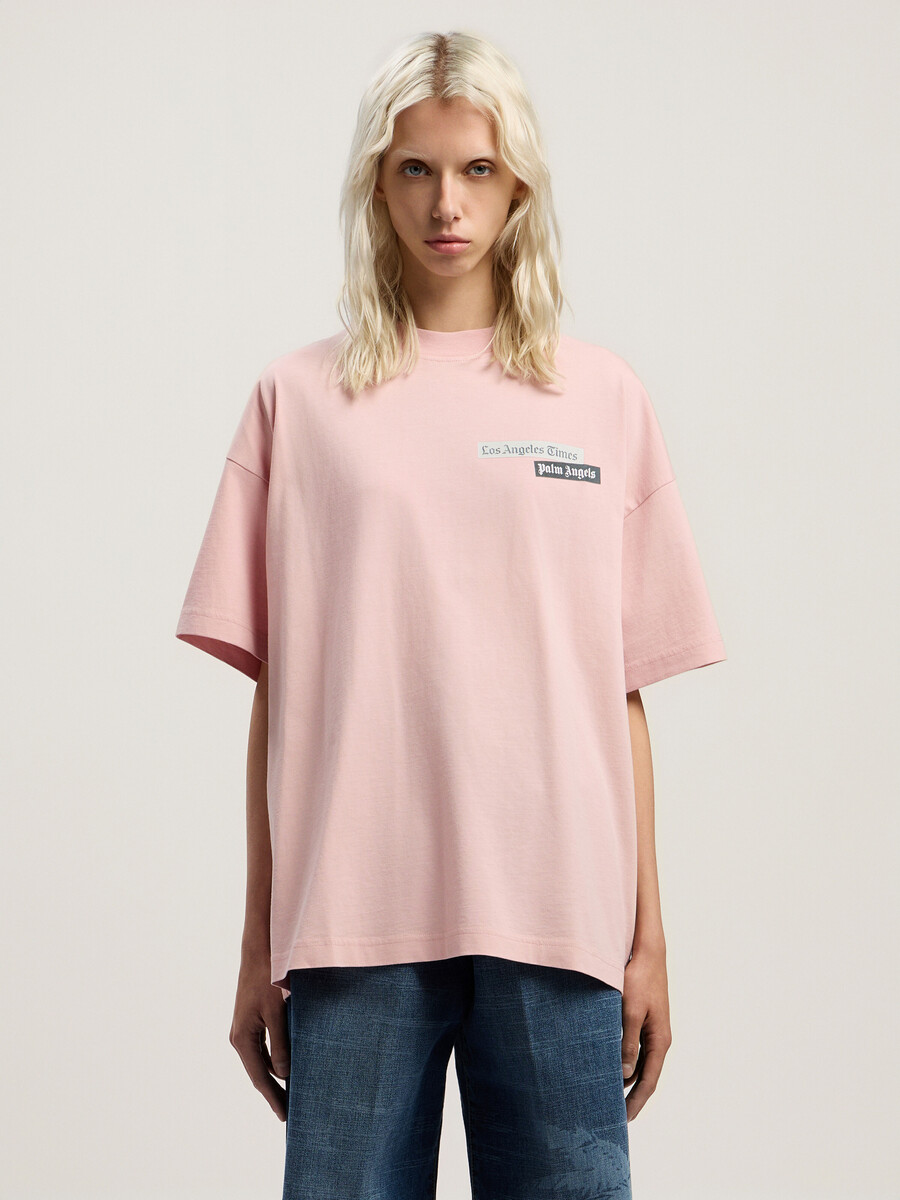 camiseta holgada con gráfico de paxlatimes