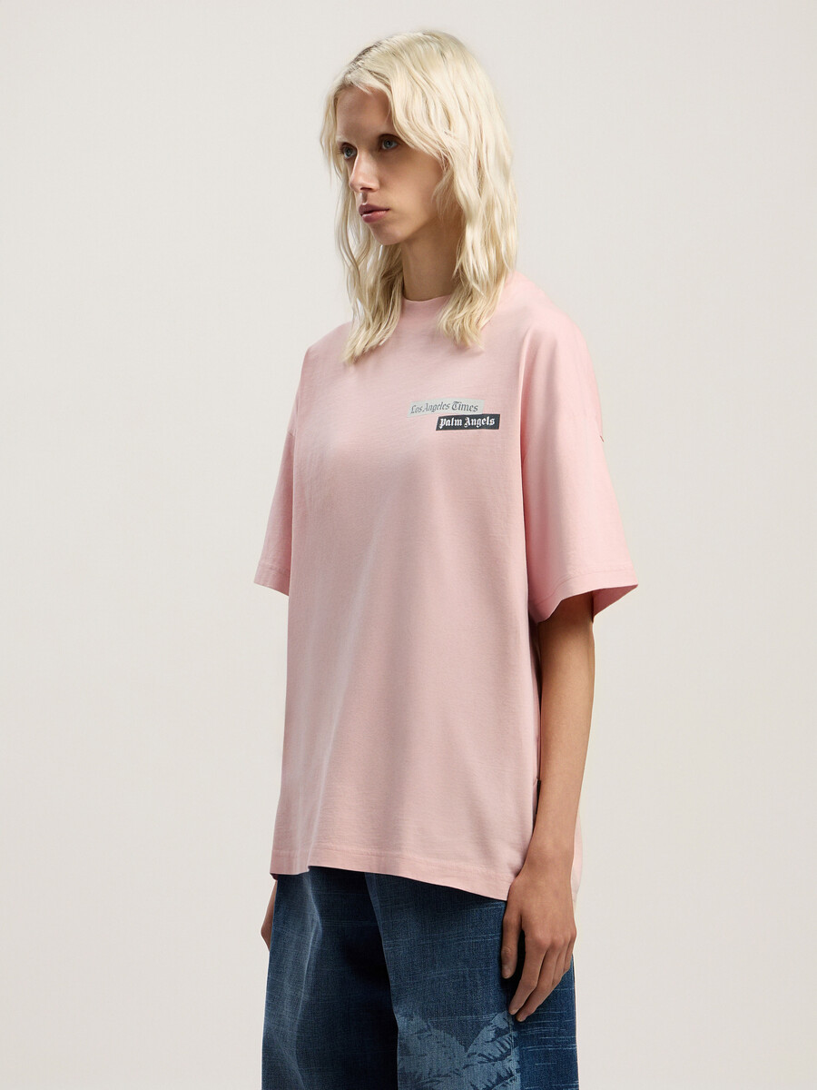 camiseta holgada con gráfico de paxlatimes