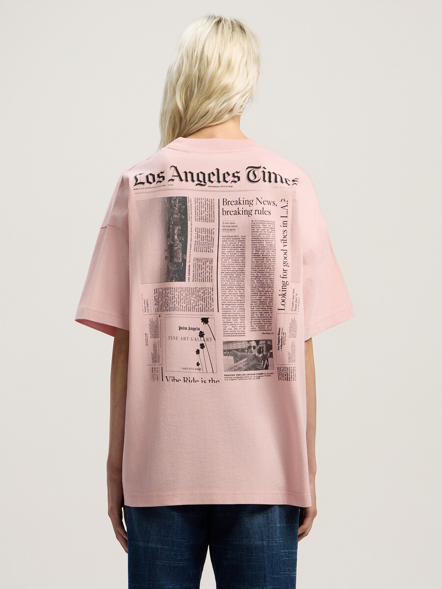camiseta holgada con gráfico de paxlatimes