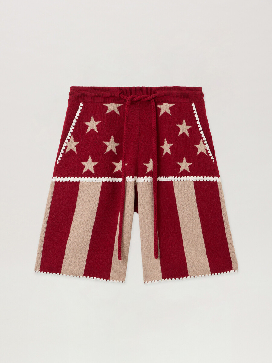 pantalones cortos de estrellas y rayas