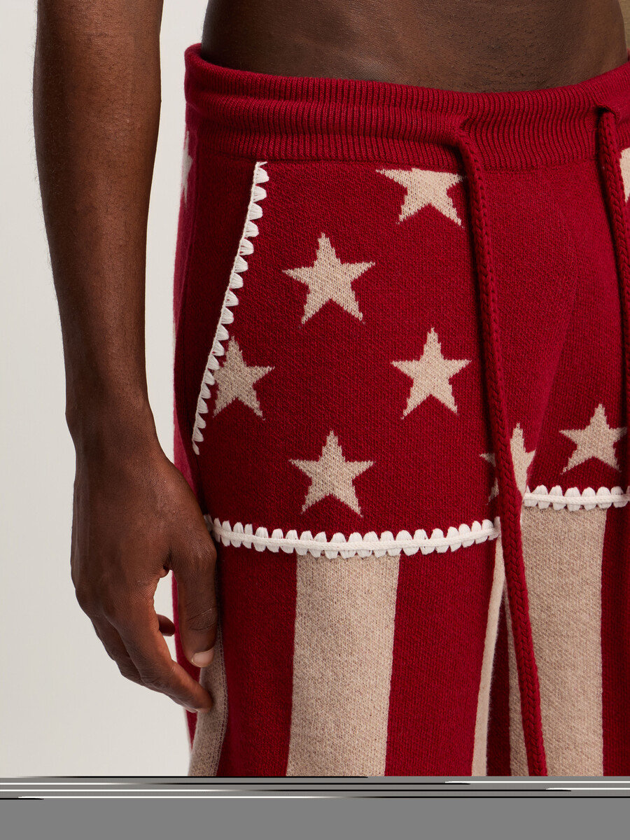 pantalones cortos de estrellas y rayas