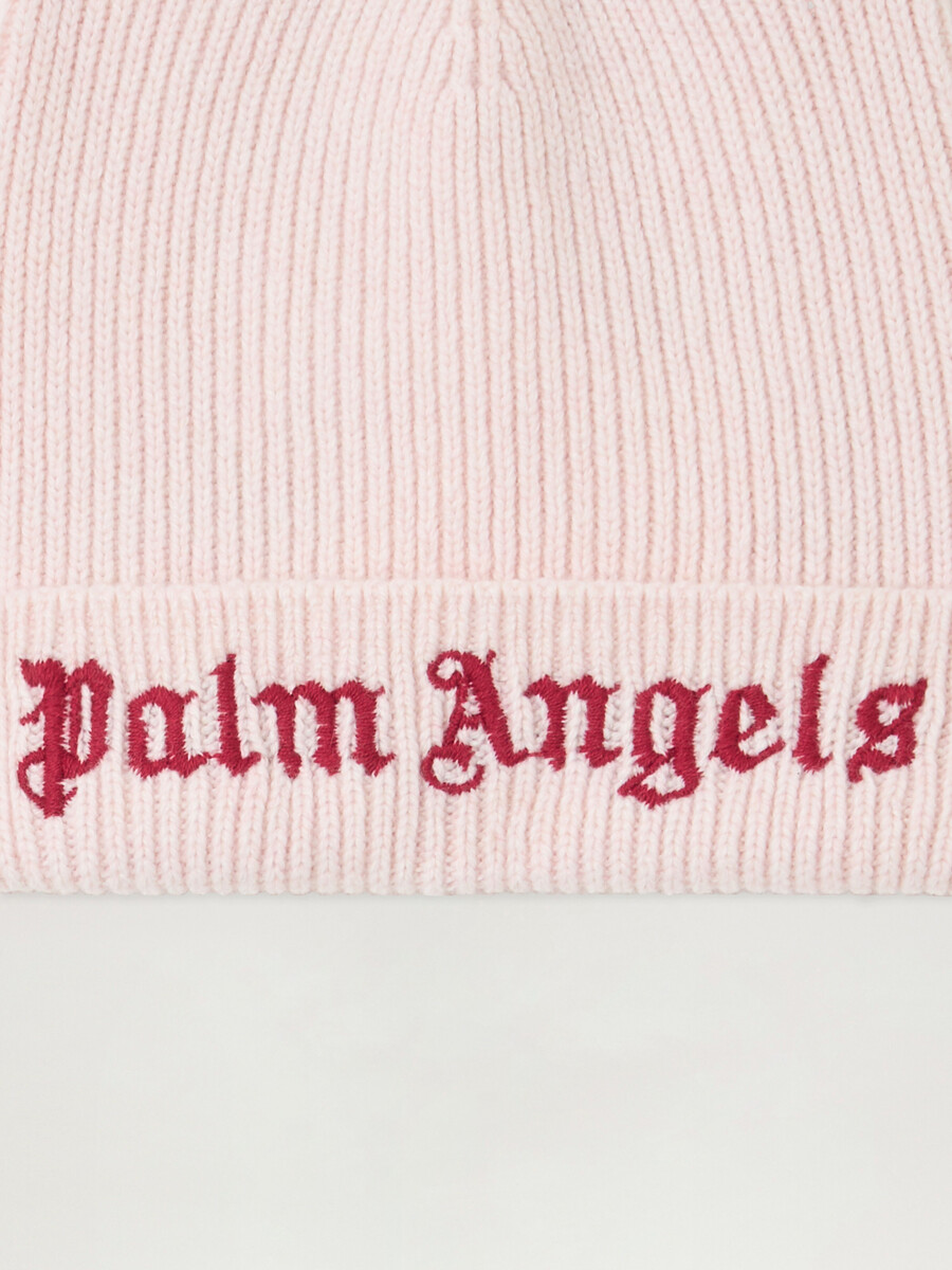 gorro de punto con logotipo bordado