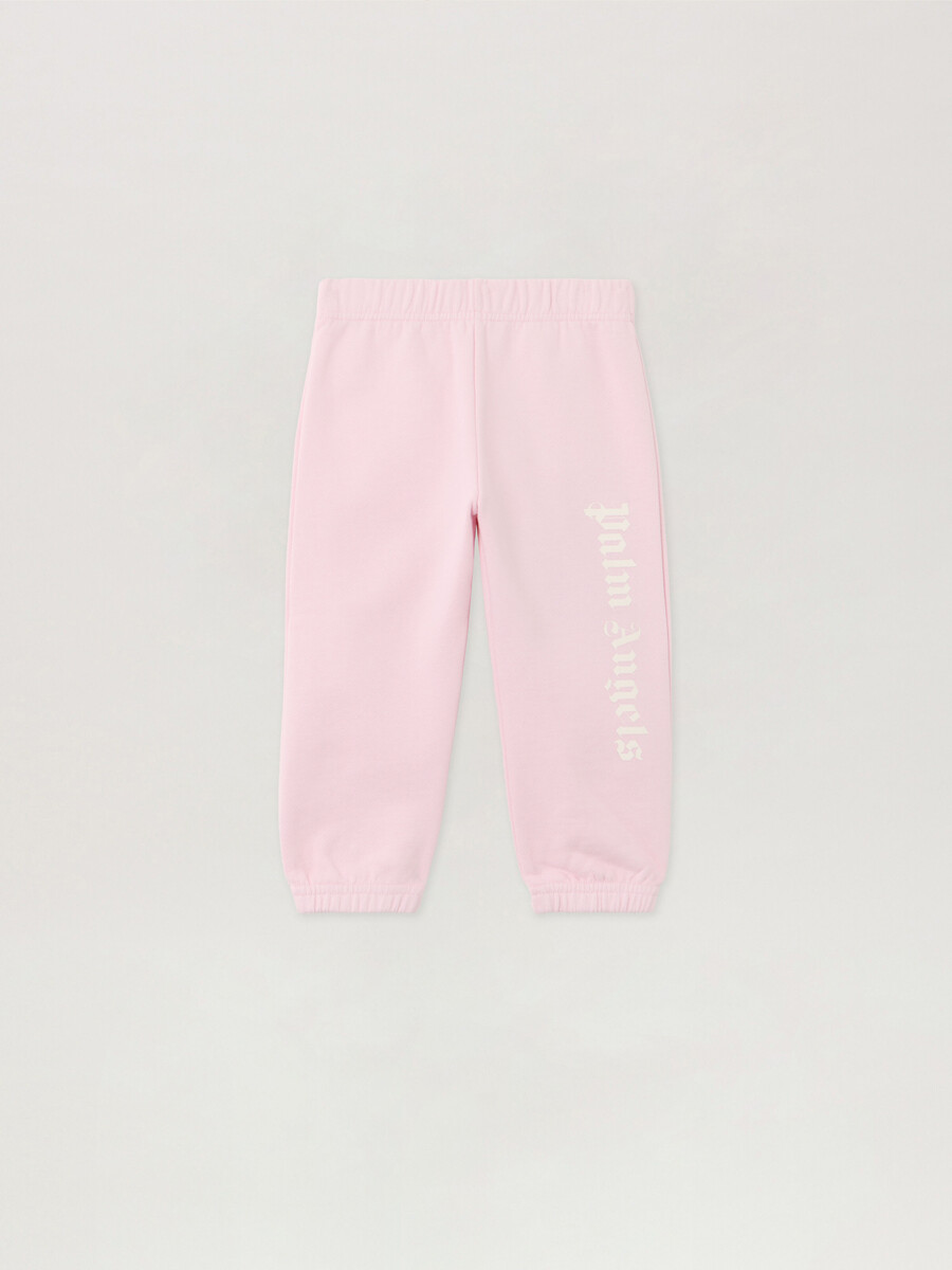 pantalones deportivos con logo superpuesto