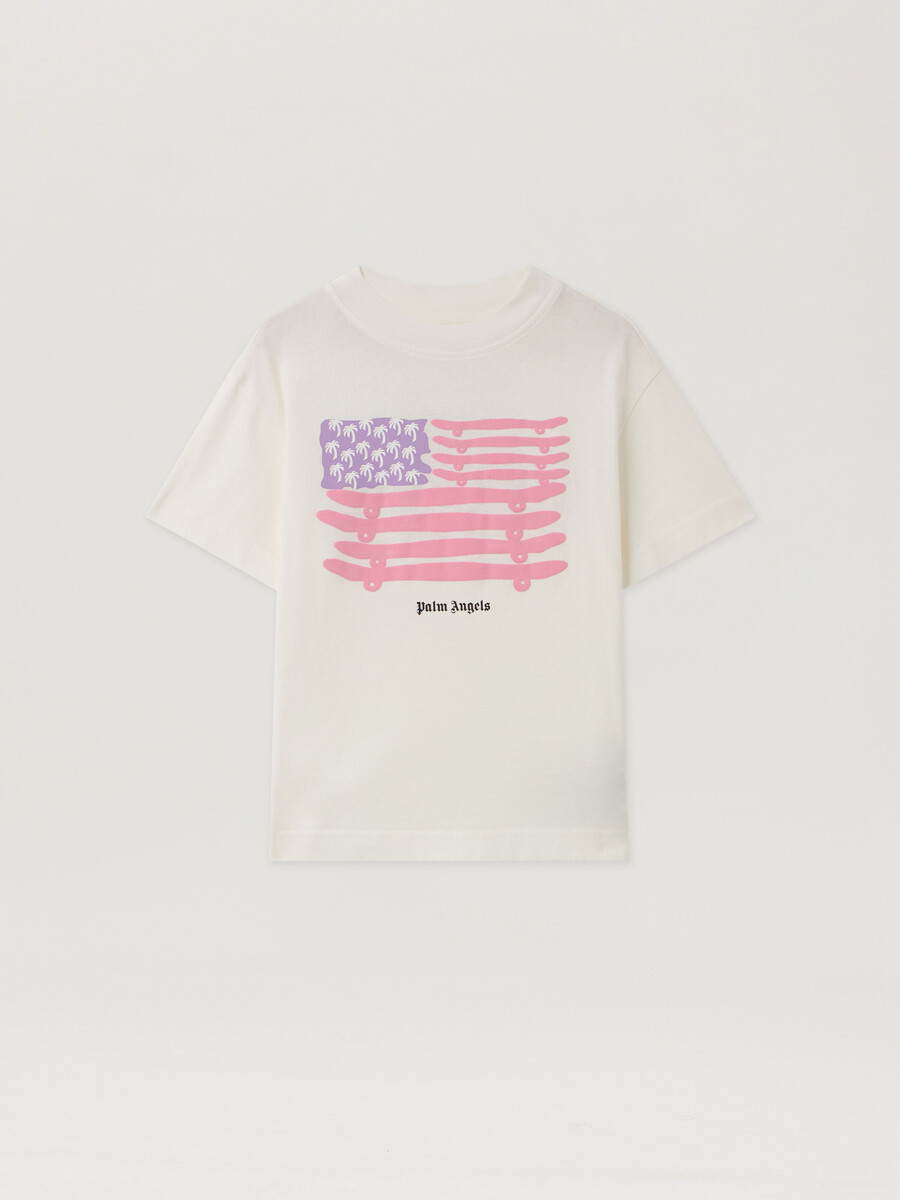 camiseta gráfica con bandera