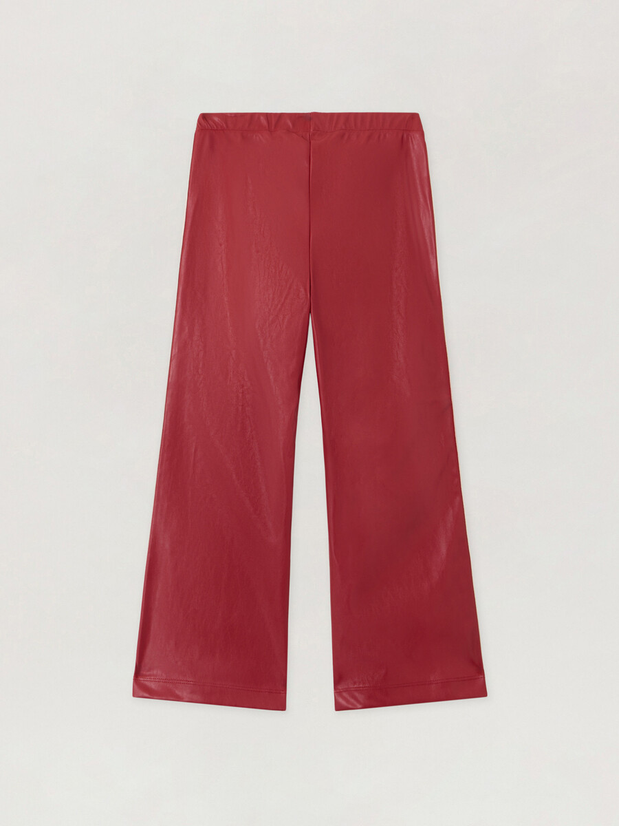 pantalones deportivos acampanados revestidos