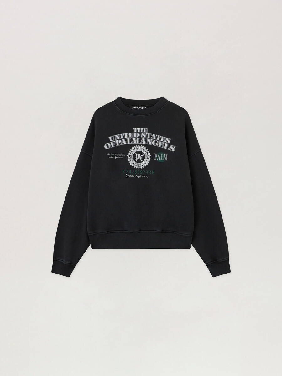 sudadera holgada con cuello redondo dollar