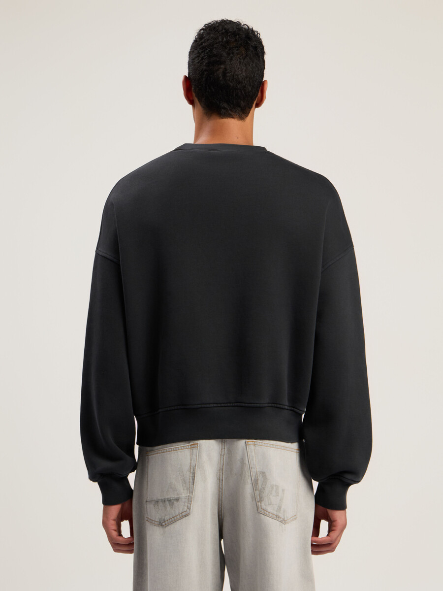 sudadera holgada con cuello redondo dollar