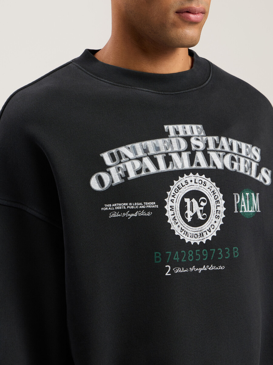 sudadera holgada con cuello redondo dollar