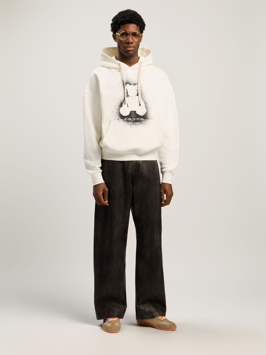 sudadera con capucha holgada spray bear